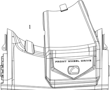 Front Cover Diagram and Parts List for SC300 (12AVA2M5710)(2019) Cub Cadet Lawn Mower
